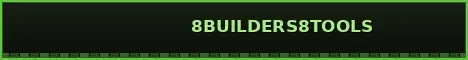 8builders8tools Minecraft server banner