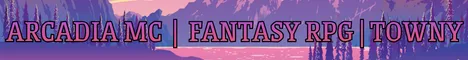 ArcadiaMC Minecraft server banner