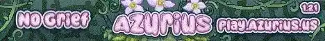 Azurius Frontiers Minecraft server banner