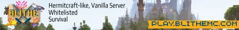 BLITHE Minecraft server banner
