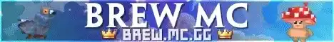 Brew MC Minecraft server banner