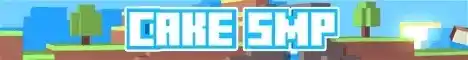 Cake SMP Minecraft server banner