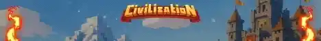 Civilization.gg Minecraft server banner