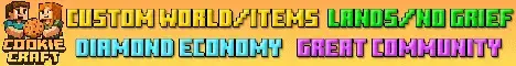 CookieCraft SMP Minecraft server banner