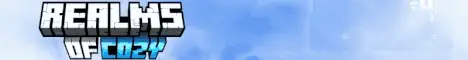 Cozy Realms Minecraft server banner