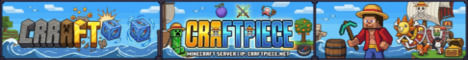 Craftpiece Minecraft server banner