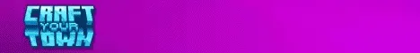 CraftYourTown Minecraft server banner