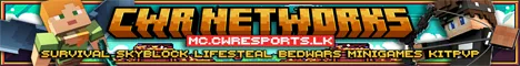 CwR Minecraft network Minecraft server banner