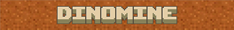 Dinomine Minecraft server banner