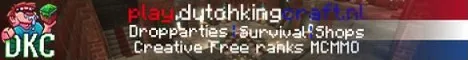 DutchKingCraft Minecraft server banner