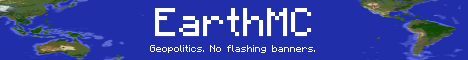 EarthMC Minecraft server banner