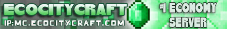 EcoCityCraft Minecraft server banner