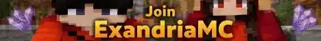 Exandria MC Minecraft server banner
