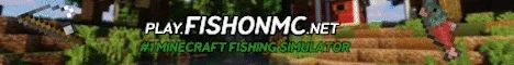 FishOnMC Minecraft server banner