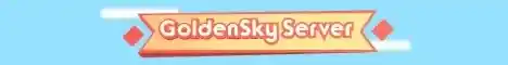 GoldenSky Server Minecraft server banner