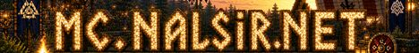 Halsir MC SMP Minecraft server banner