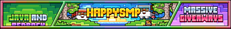 HappySMP Minecraft server banner