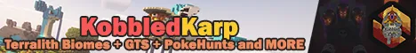 KobbledKarp Minecraft server banner