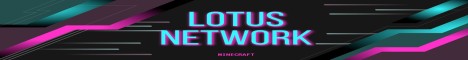 Lotus Network Minecraft server banner