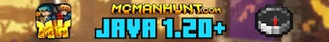 MC Manhunt Network Minecraft server banner