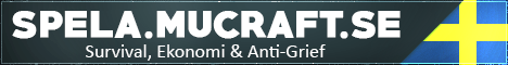 MuCraft Minecraft server banner