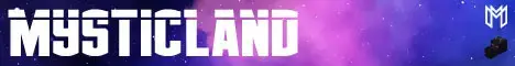MysticLand Minecraft server banner