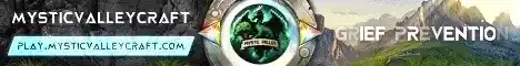 MysticValleyCraft Minecraft server banner