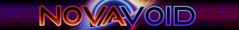 NovaVoid Minecraft server banner