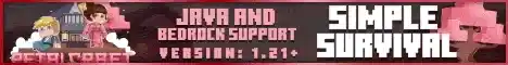 PetalCraft Minecraft server banner