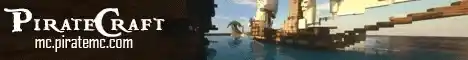 PirateCraft Minecraft server banner