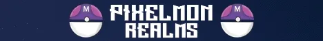 Pixelmon Realms Minecraft server banner
