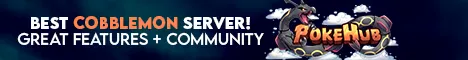 PokeHub Minecraft server banner