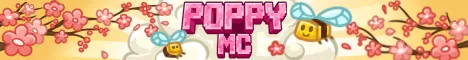 PoppyMC Minecraft server banner