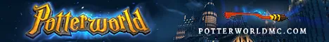 PotterworldMC Minecraft server banner