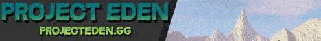 Project Eden Minecraft server banner