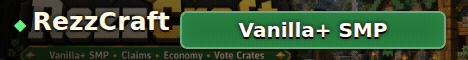 RezzCraft Minecraft server banner