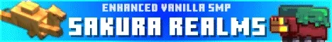 Sakura Realms Minecraft server banner