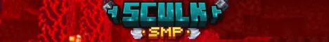 Sculk SMP Minecraft server banner