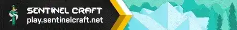 SentinelCraft Minecraft server banner