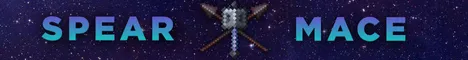 Spear Mace Minecraft server banner