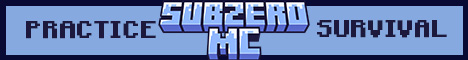 SubZeroMC Minecraft server banner