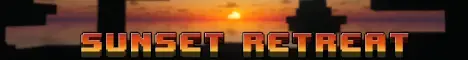 Sunset Retreat Minecraft server banner