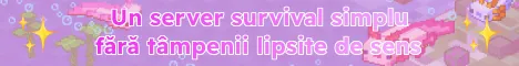 Survival Minecraft server banner