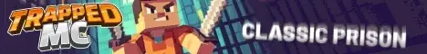 TrappedMC Minecraft server banner