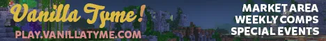 Vanilla Tyme Minecraft server banner