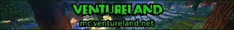 VentureLand Minecraft server banner
