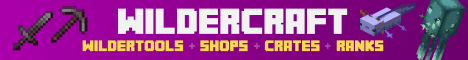 WilderCraft Minecraft server banner