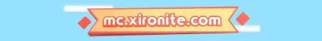 Xironite Minecraft server banner